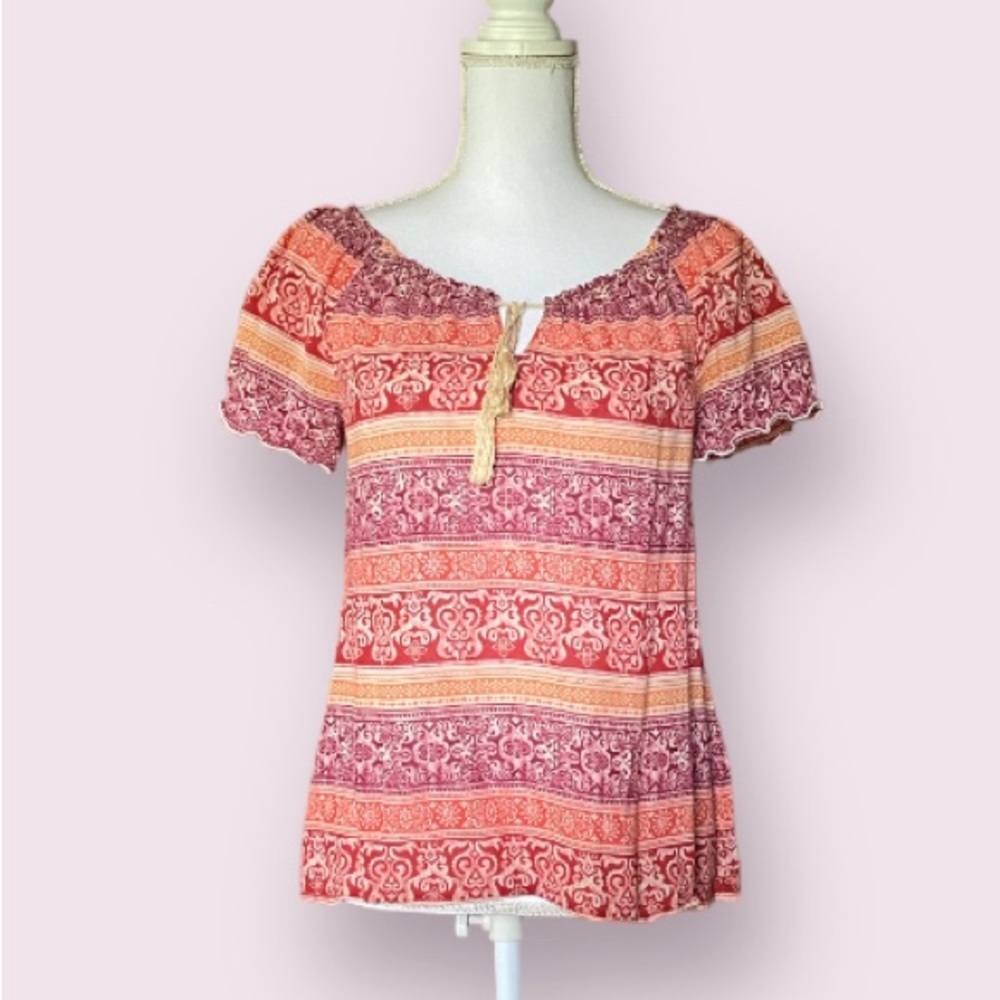 Lucky Brand festive summer top